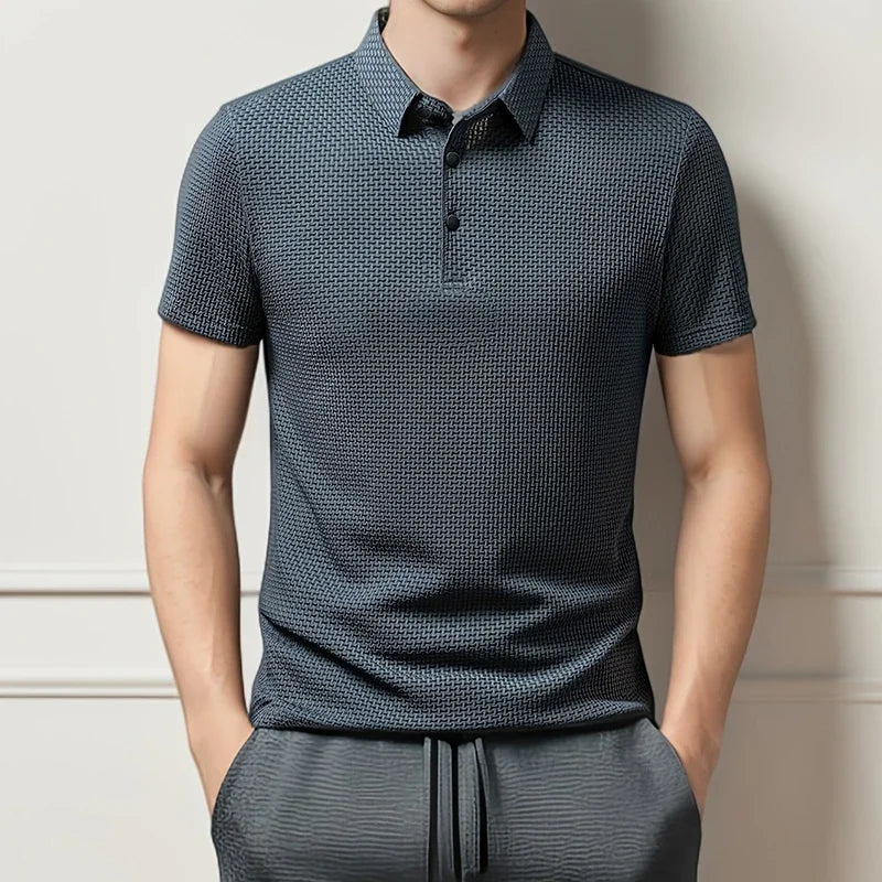 Men's Business Casual Polo Shirt