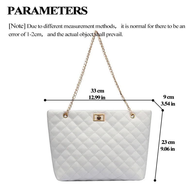 Diamond Lattice Tote Bag – Immediate Presence
