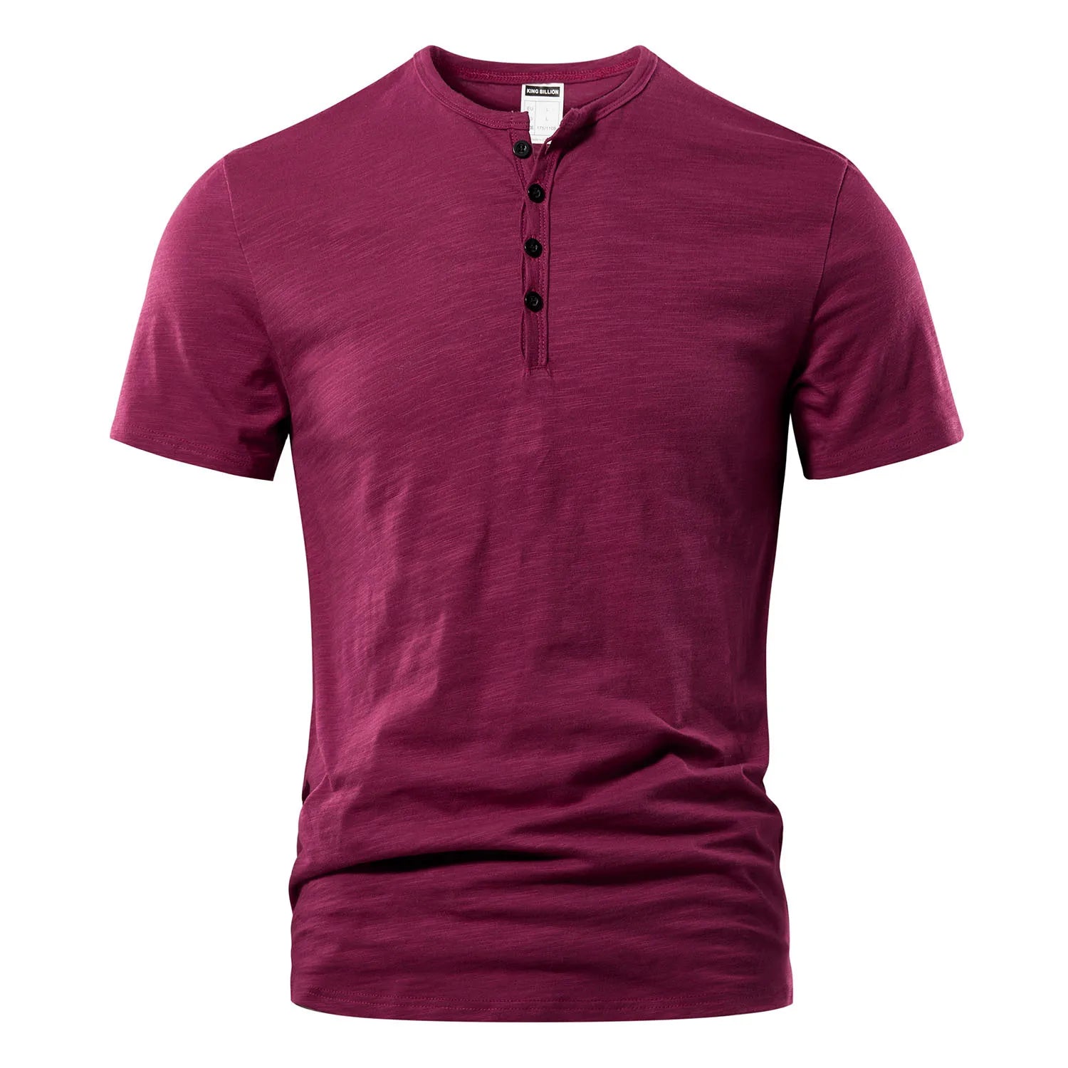Slim Fit Henley T-Shirt - Just the Right Measure of Casual Elegance