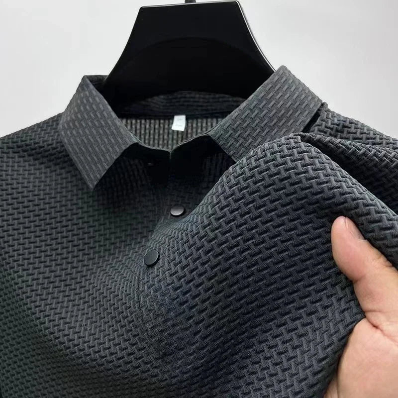 Men's Business Casual Polo Shirt