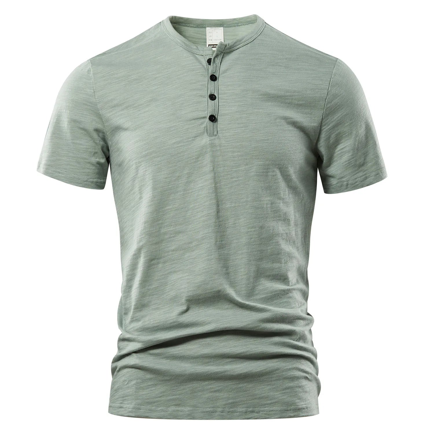 Slim Fit Henley T-Shirt - Just the Right Measure of Casual Elegance