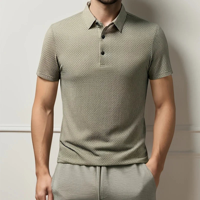 Men's Business Casual Polo Shirt
