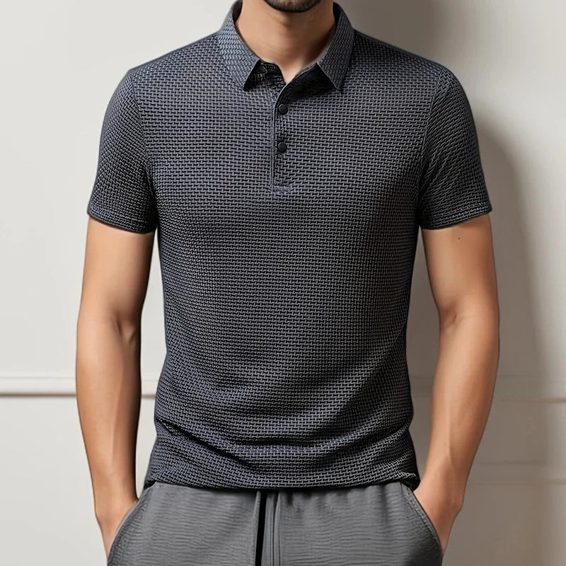 Men's Business Casual Polo Shirt