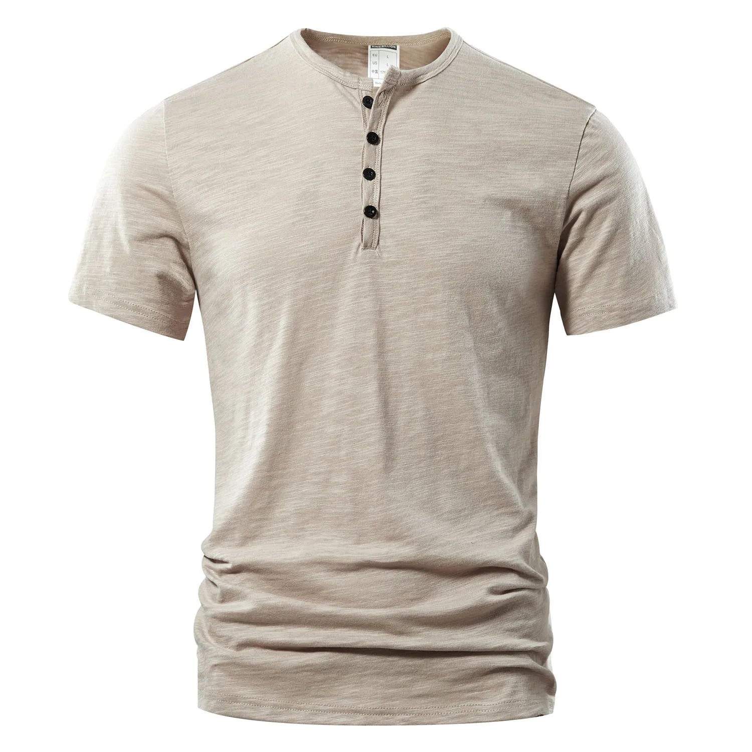 Slim Fit Henley T-Shirt - Just the Right Measure of Casual Elegance