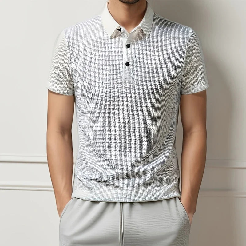 Men's Business Casual Polo Shirt
