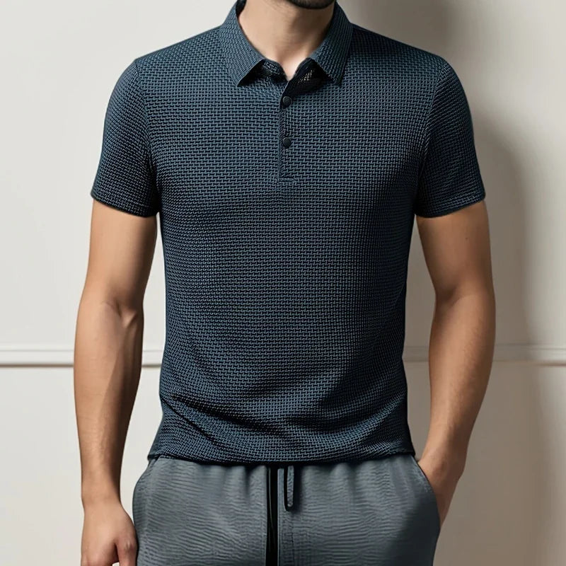Men's Business Casual Polo Shirt