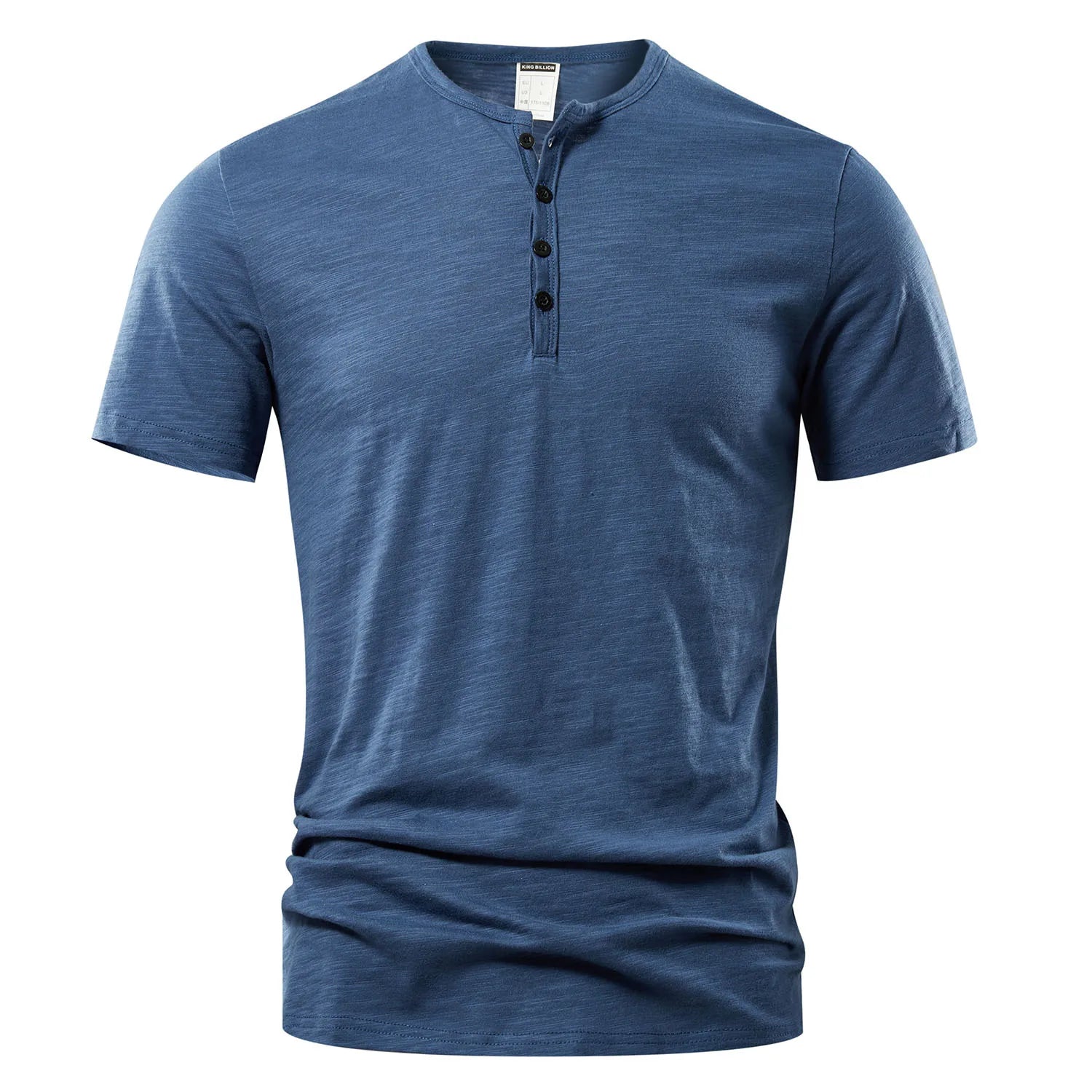 Slim Fit Henley T-Shirt - Just the Right Measure of Casual Elegance