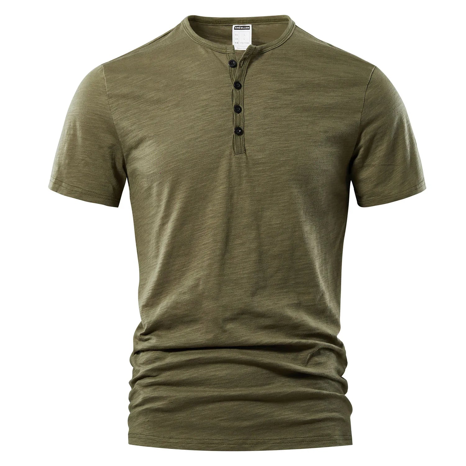 Slim Fit Henley T-Shirt - Just the Right Measure of Casual Elegance