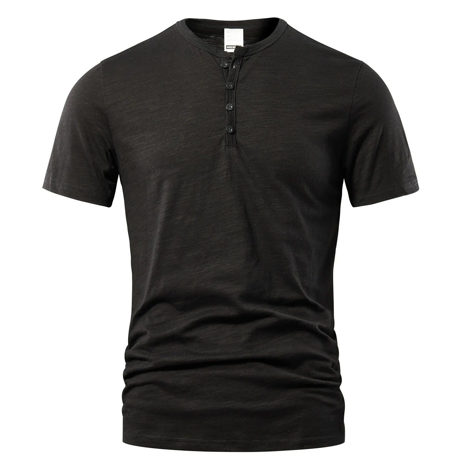 Slim Fit Henley T-Shirt - Just the Right Measure of Casual Elegance