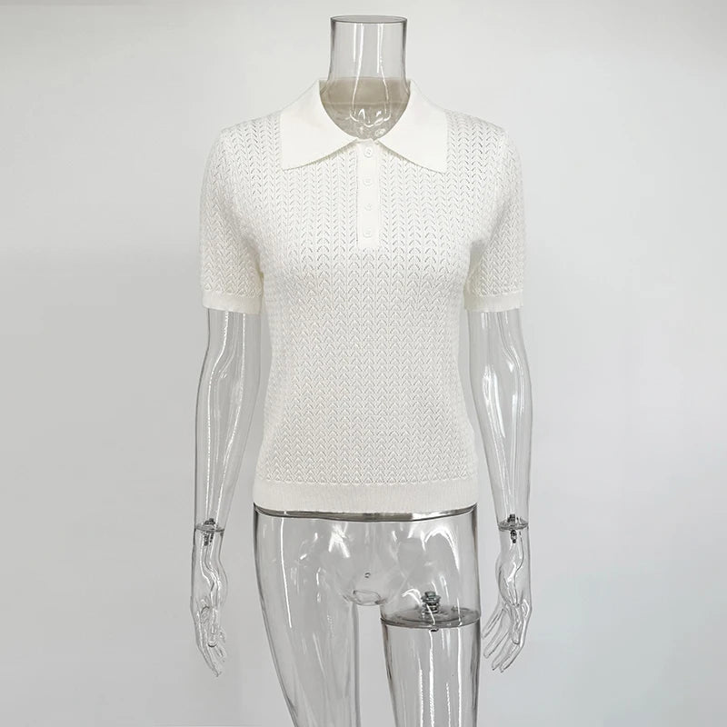 Tornova Knit Polo Tee Conforto sem abrir mão do estilo