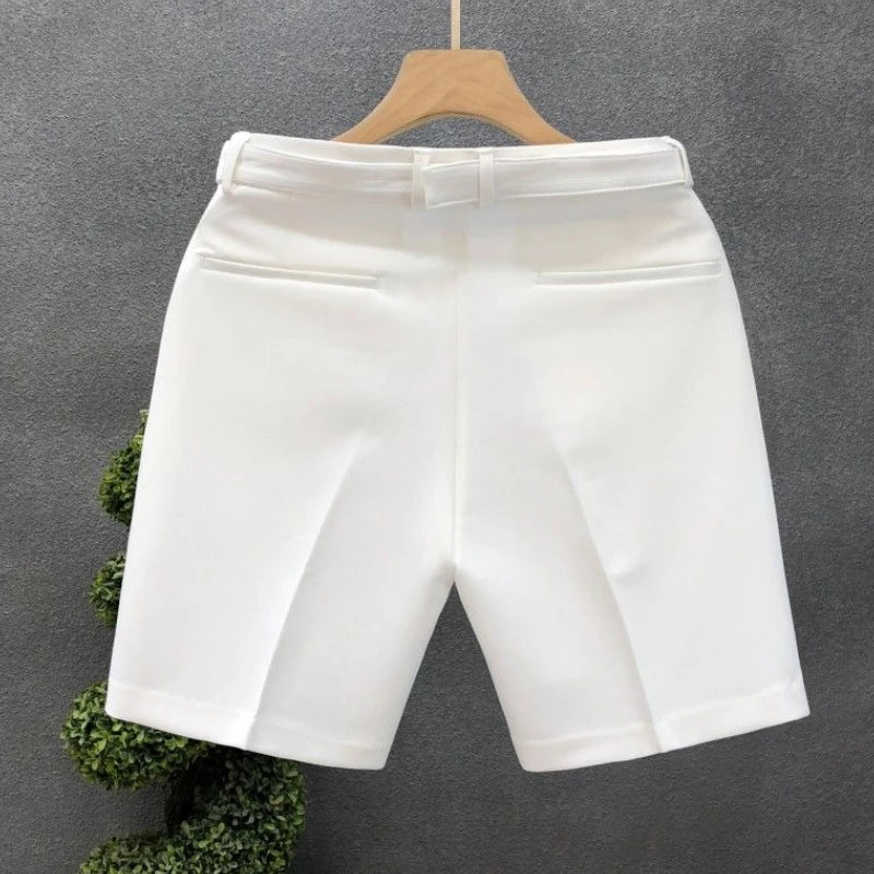 Slim Fit Social Shorts – Light Elegance