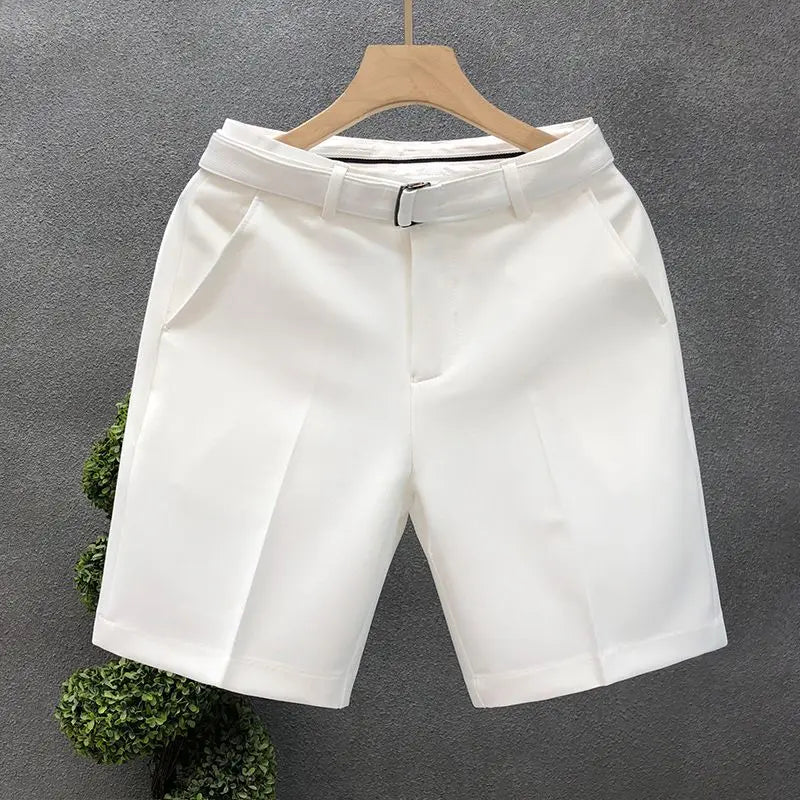 Slim Fit Social Shorts – Light Elegance