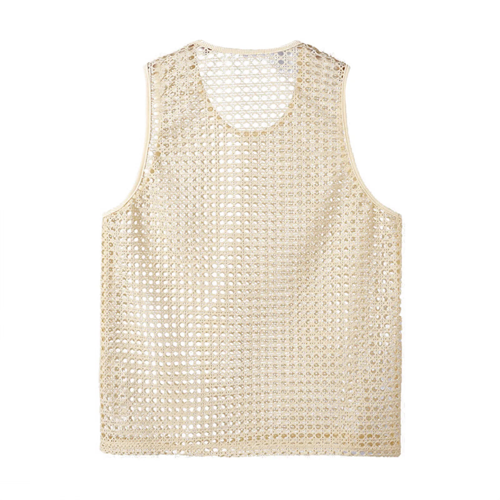 Men's Hollow-Out Tank – Breathe summer with total lightness…