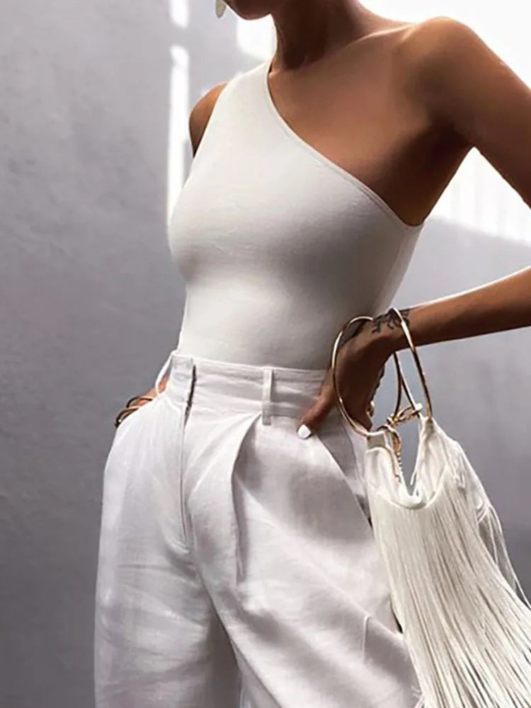 One Shoulder Fitness Crop Top – Style That Builds Confidence
