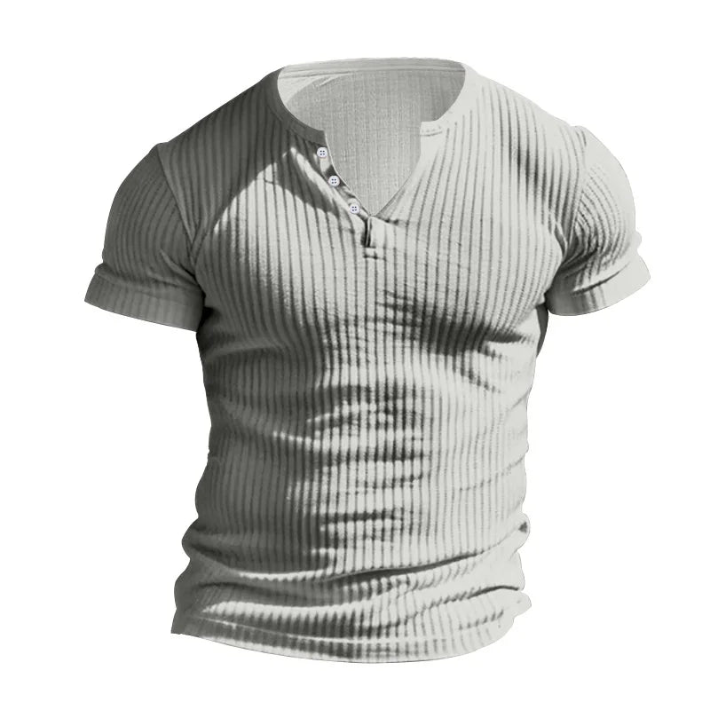Slim Fit Henley T-Shirt – The New Face of Modern Casual Style