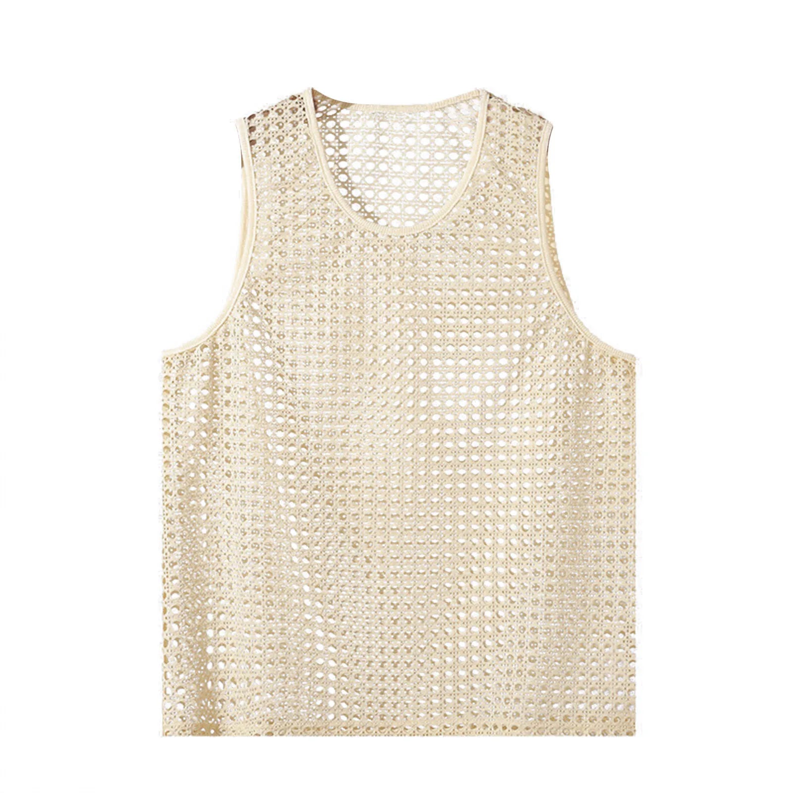 Men's Hollow-Out Tank – Breathe summer with total lightness…